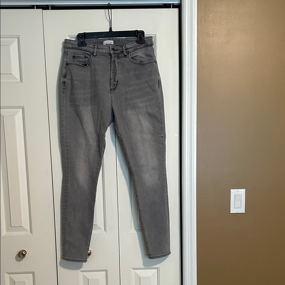 LOFT Charcoal Skinny Jeans for Women